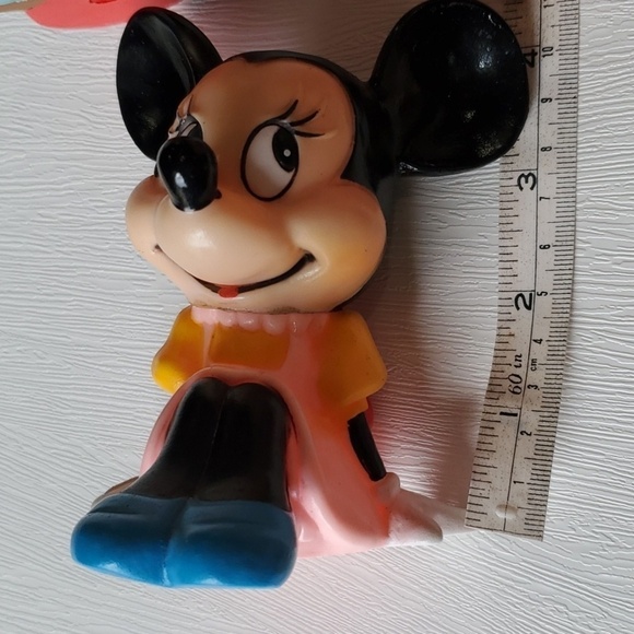 Disney Vintage Made in Korea 80'S Rubber Micky & Minnie Mouse original price tag - Picture 13 of 13